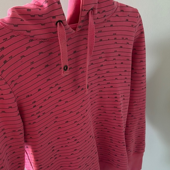 G-Star Pink with black Striped Women's Hoodie 100% COTTON - Picture 6 of 8